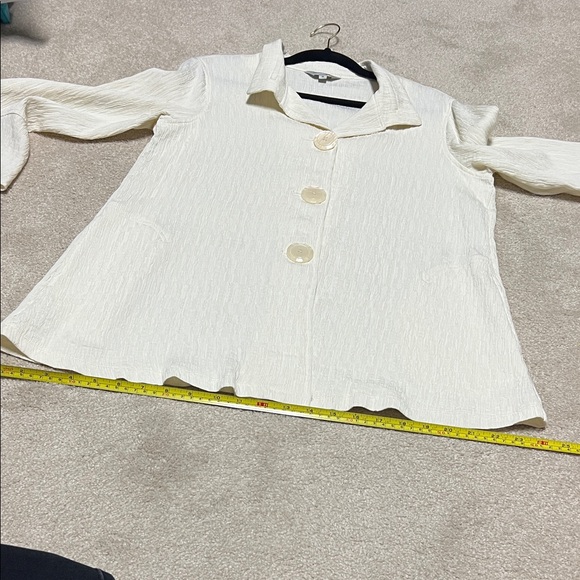 Cream Multiples Button-Up Jacket - Picture 10 of 13